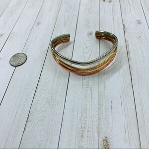 Sergio Lub Multi Metal Cuff Bracelet